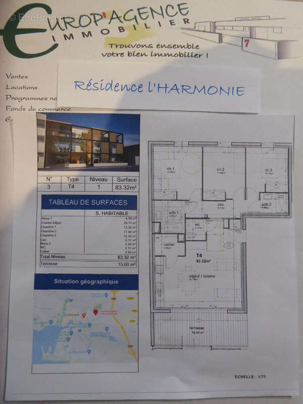 Appartement à LA ROCHELLE