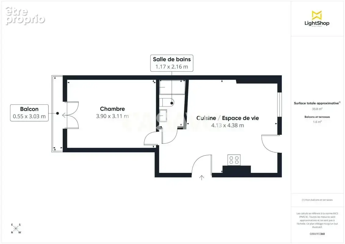 Vente Appartement 2 pièces de 34m² - 75013 Paris - photo 14