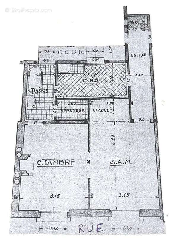 Appartement à PARIS-14E