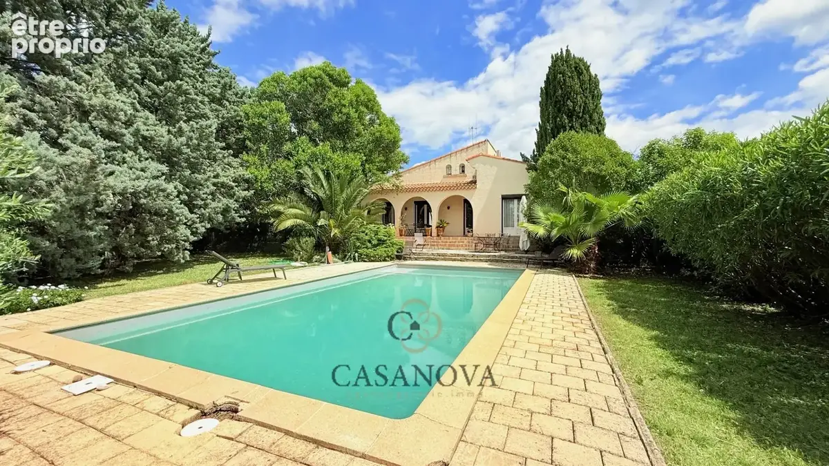 Villa avec piscine et jardin paysager à Bassan  4 chambres, garage, terrasses, proche Béziers - photo 2
