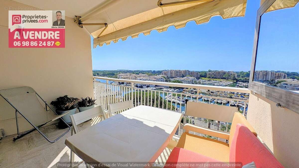3 pieces cannes marina vue mer - photo 3