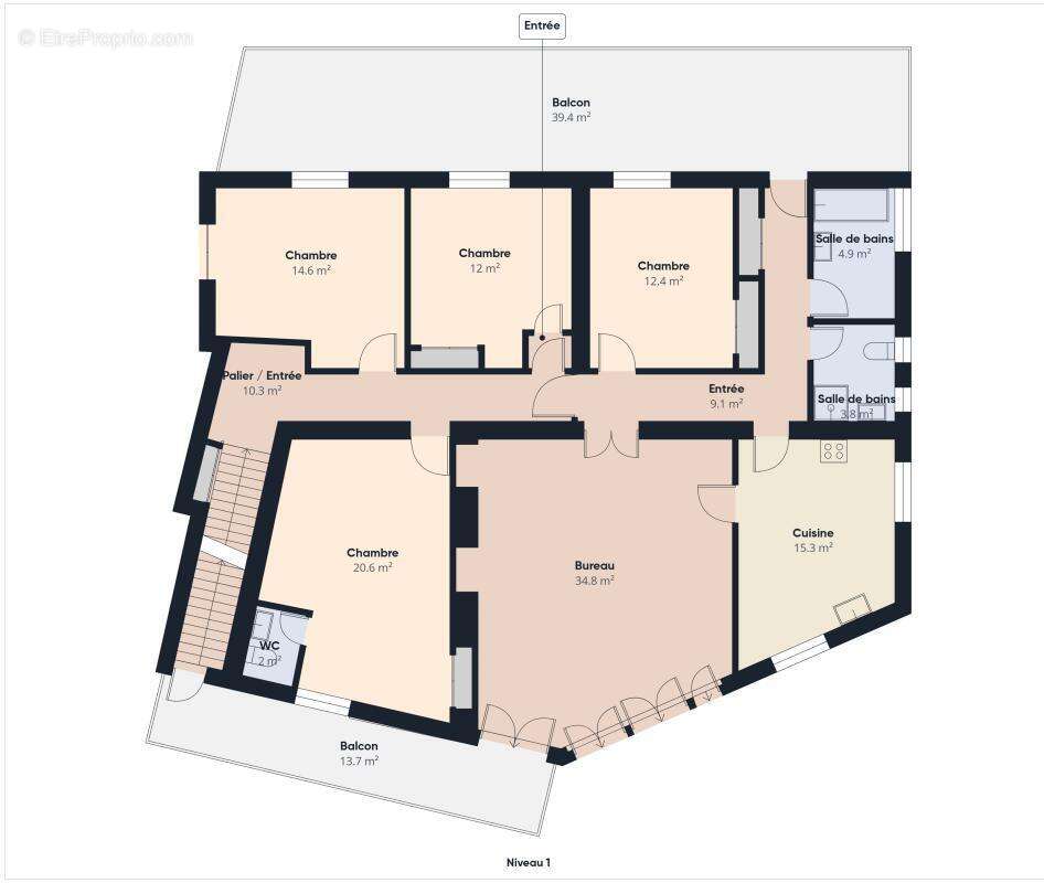 Appartement 335 m² à Valenciennes  - photo 4