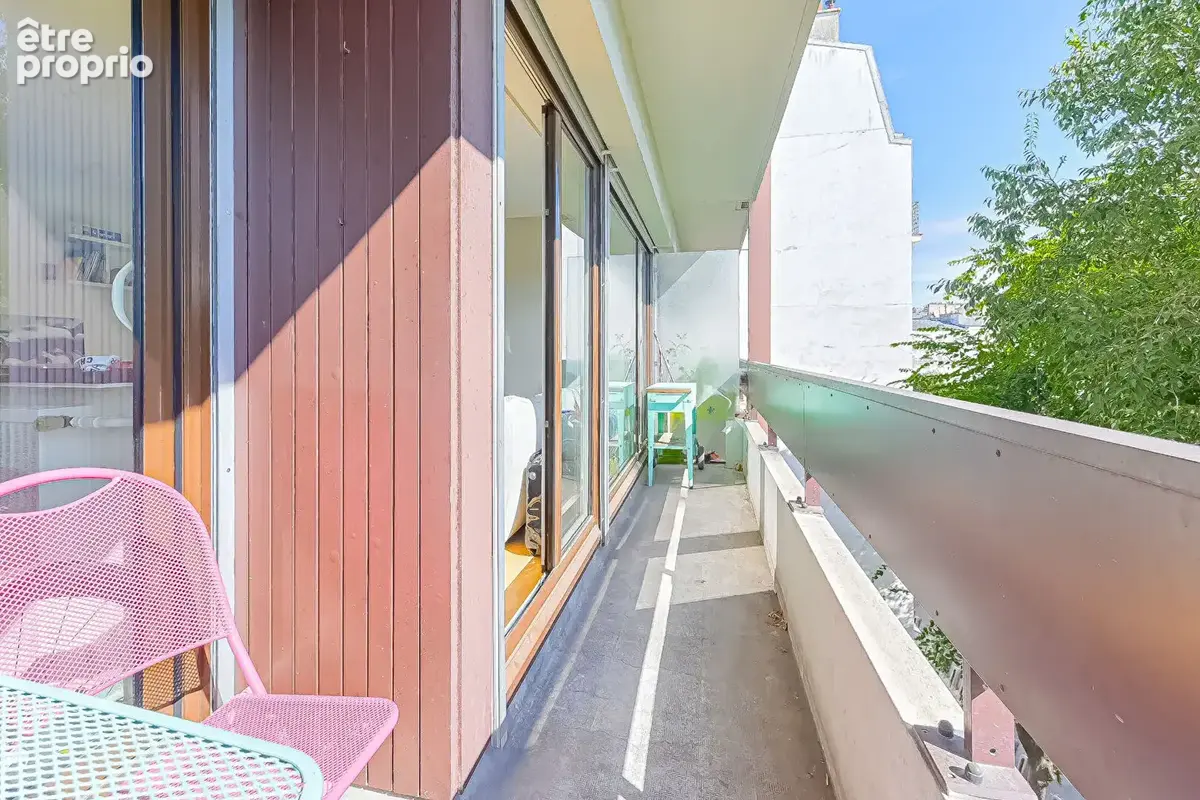 Appartement Paris 2 pièce(s) 56 m2 - BALCON - photo 13