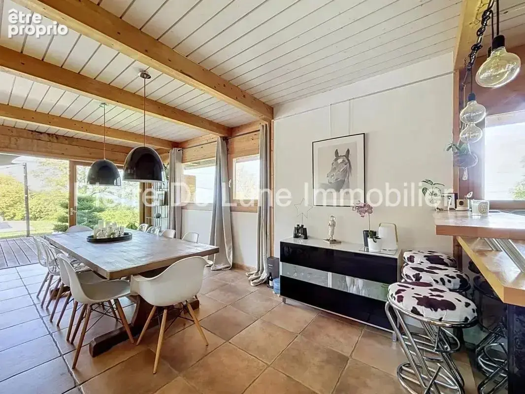 Trévignin – Maison d'exception en ossature bois avec vue dominante, piscine et panorama sur les montagnes - photo 9