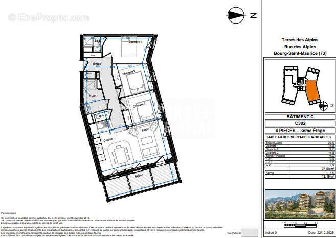 Appartement à BOURG-SAINT-MAURICE