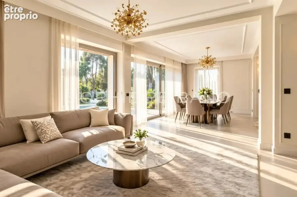 Cap d'antibes - villa de luxe rénovée a pied des plages - photo 4