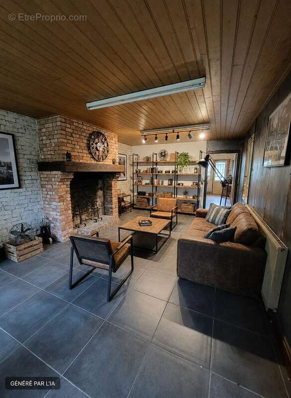 entrée salon - Maison à BELHADE