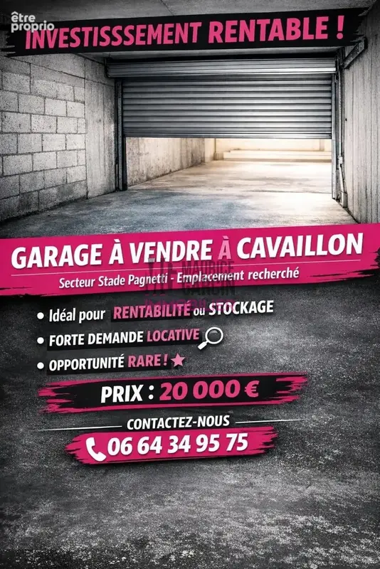 Photo Parking à Cavaillon au prix de 20 000€