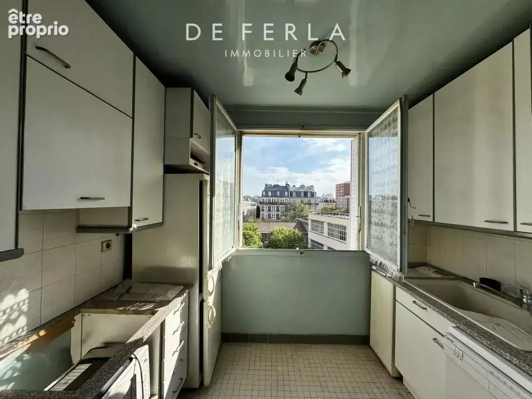 Paris XIVème - Moulin Vert: Appartement traversant de 3 pièces avec balcon à rénover - photo 10