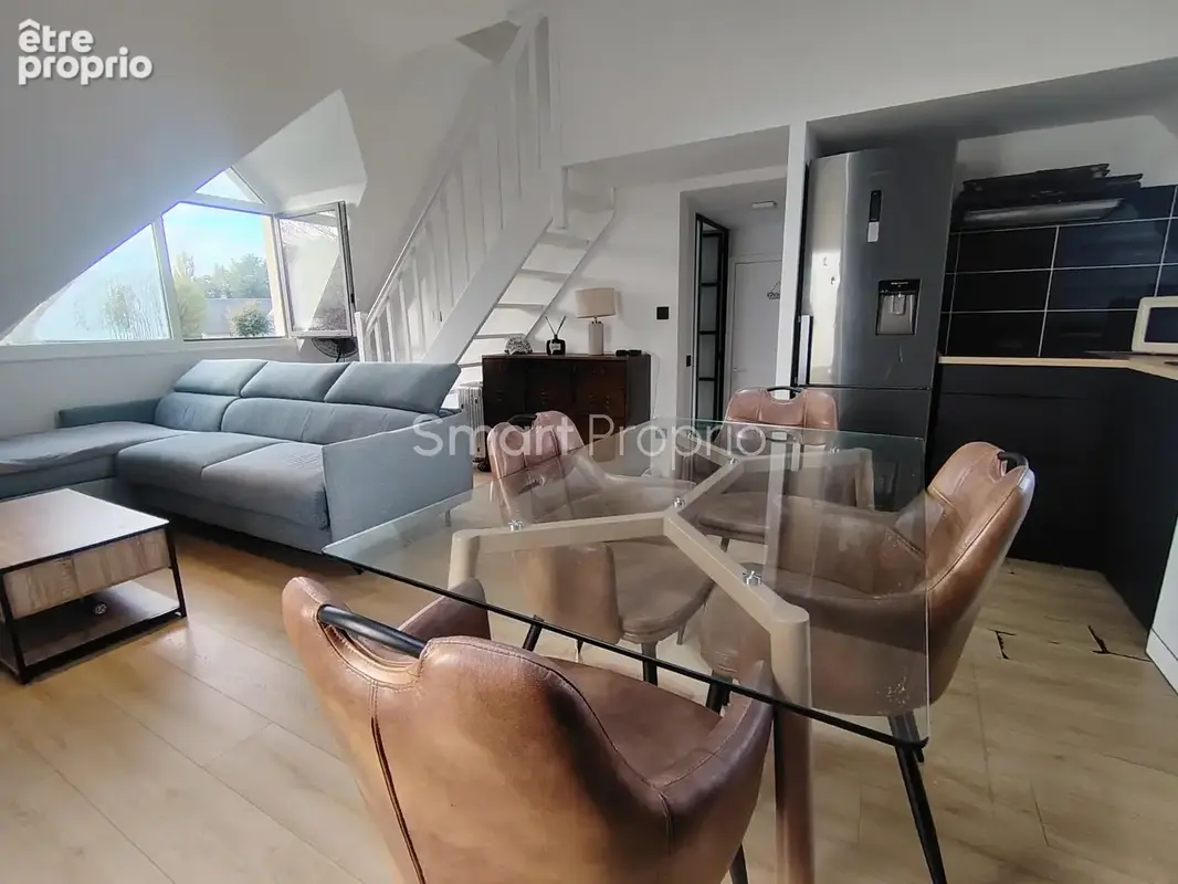 Nouveauté, en Exclusivité! SAINT-ANDRÉ-DES-EAUX   Appartement T3 de 40m2 en duplex avec terrasse, cheminée et - photo 4