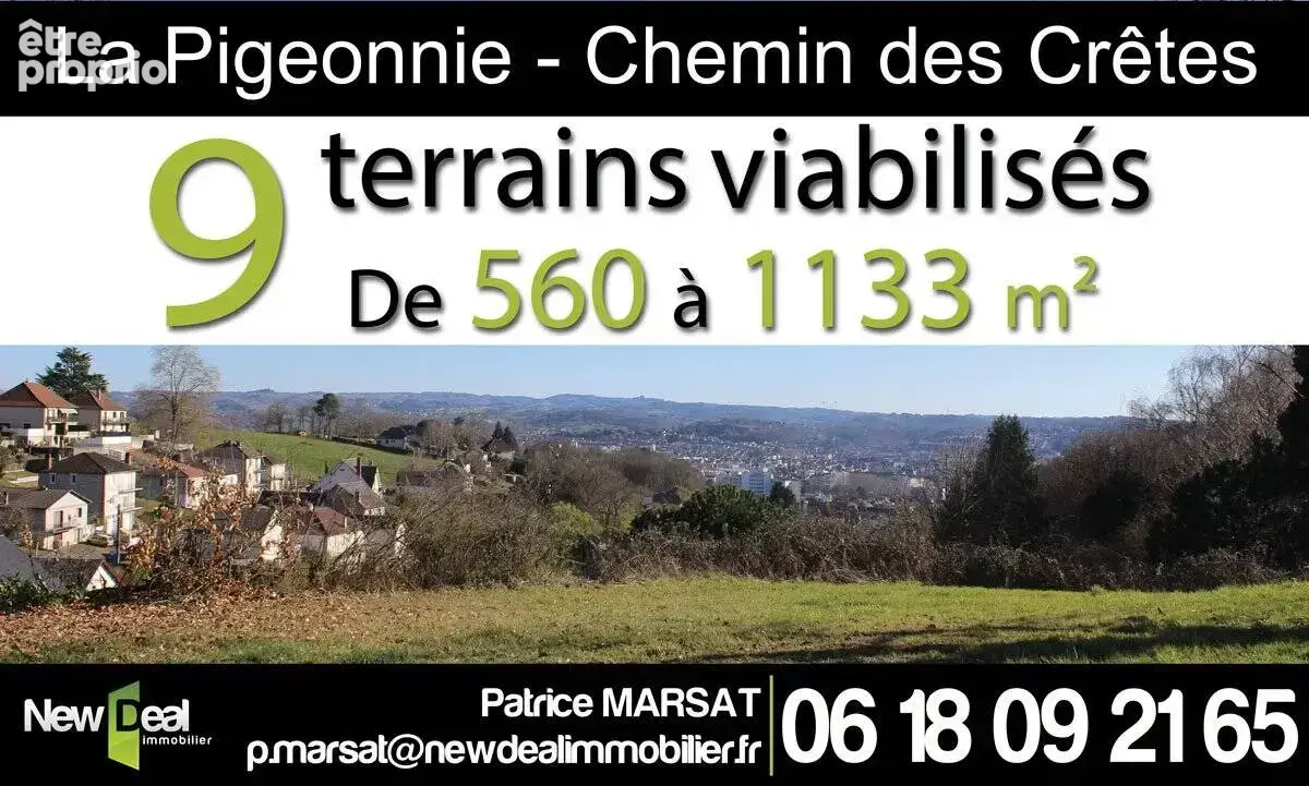 Terrain viabilisé 1005 m² avec superbe vue - photo 2