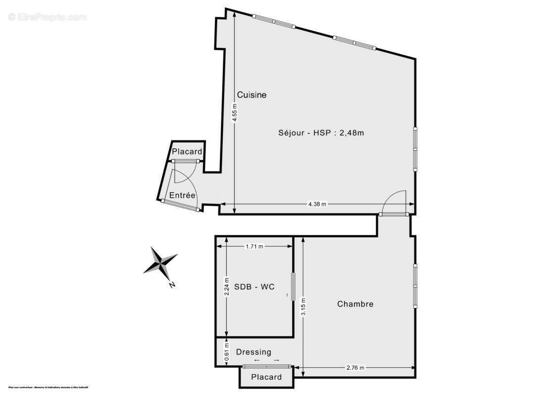 Appartement à PARIS-19E