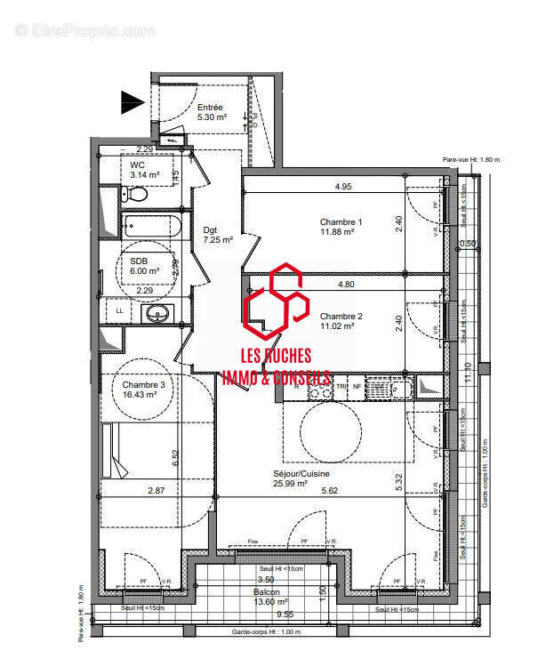 Appartement à BAGNEUX