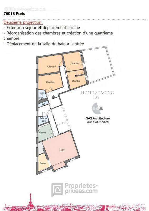 Appartement à PARIS-18E