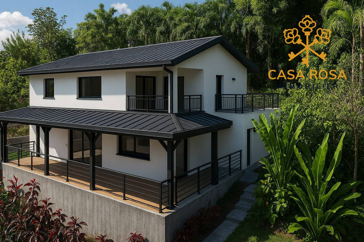 Projet 3D signé CASA ROSA IMMO - Maison à SAINT-JOSEPH