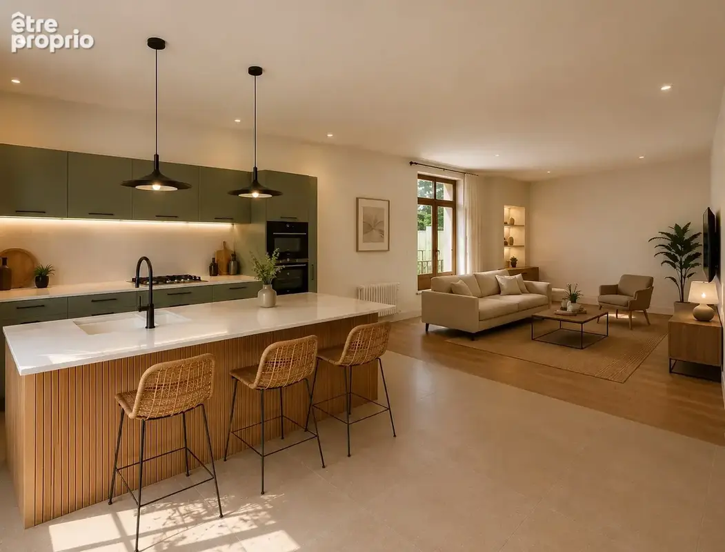 Maison indépendante 155 m2 à Romans-sur-Isère   4 chambres, terrain 903 m2, ascenseur et fort potentiel - photo 1