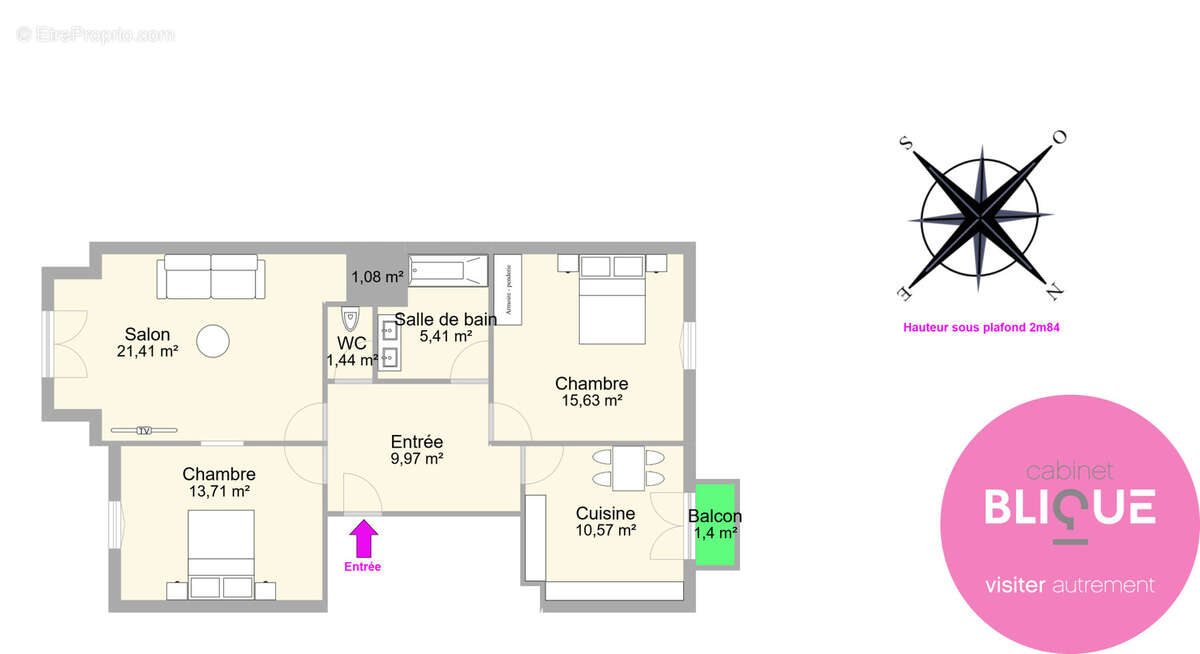 Appartement à NANCY