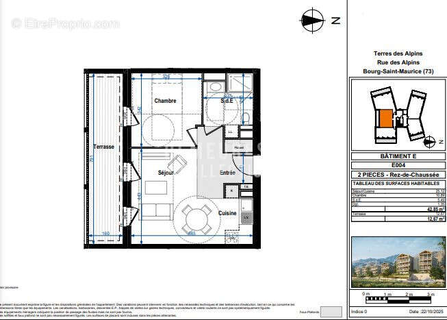 Appartement à BOURG-SAINT-MAURICE