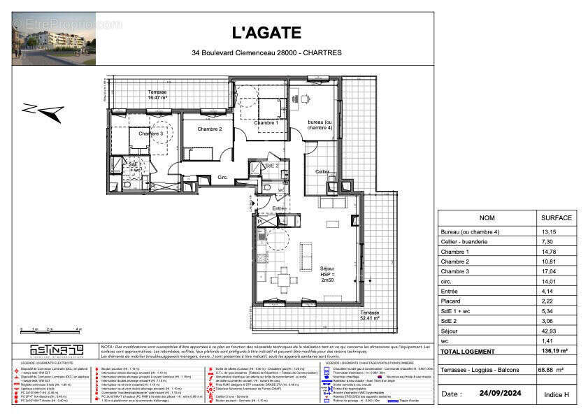 Appartement à CHARTRES