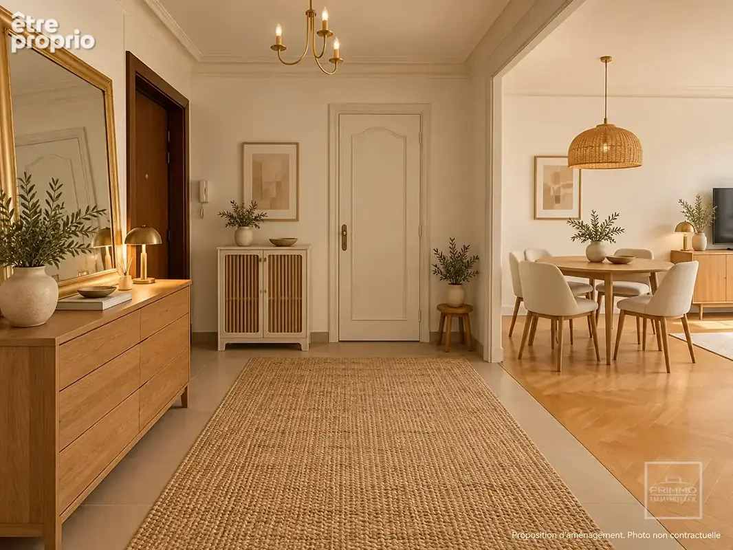 Lyon 3, prefecture, dernier etage, 78.4m², balcon - photo 6
