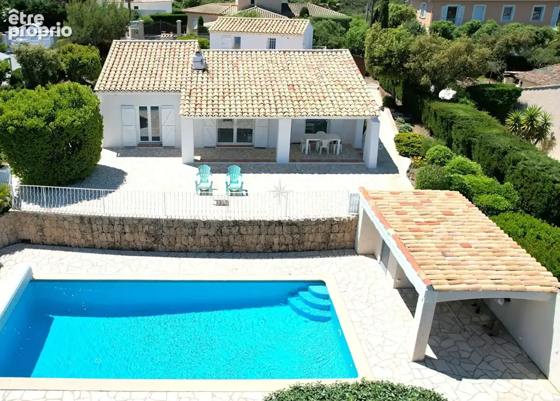 À vendre villa plain pied vue mer panoramique 3 chambres piscine garage à saint aygulf - photo 14