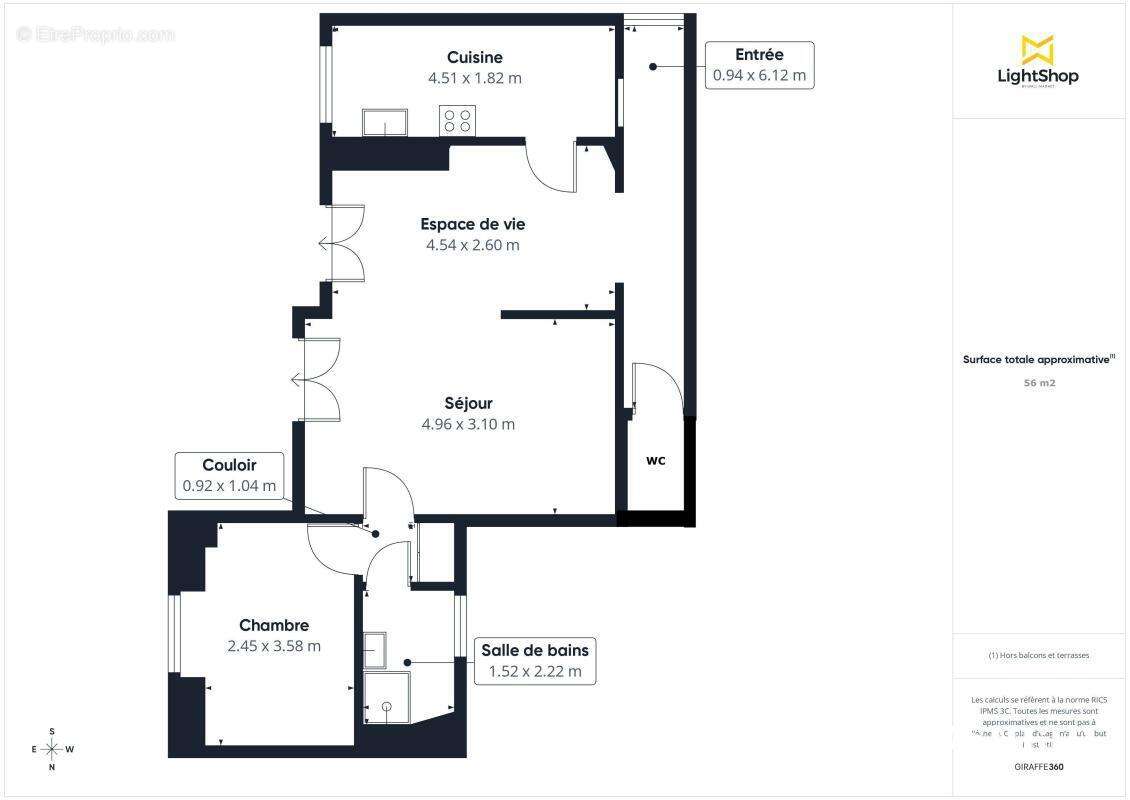 Appartement à PARIS-15E