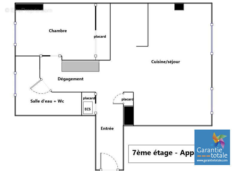 Appartement à PARIS-15E