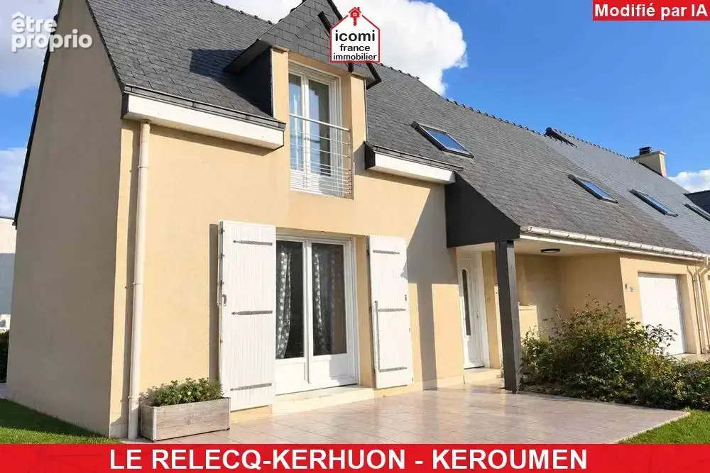 Finistere - le relecq-kerhuon (29480) - a vendre - maison de 1988 - 109 m2 carrez- 4 chambres + 1 bureau - grand garage - commer - photo 2