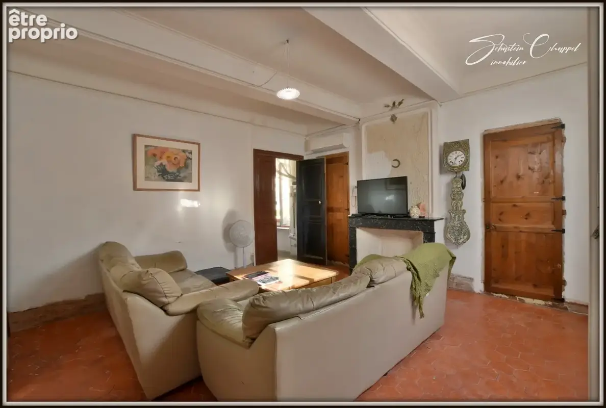 Caux – maison de village avec garage, atelier et terrasse - photo 9