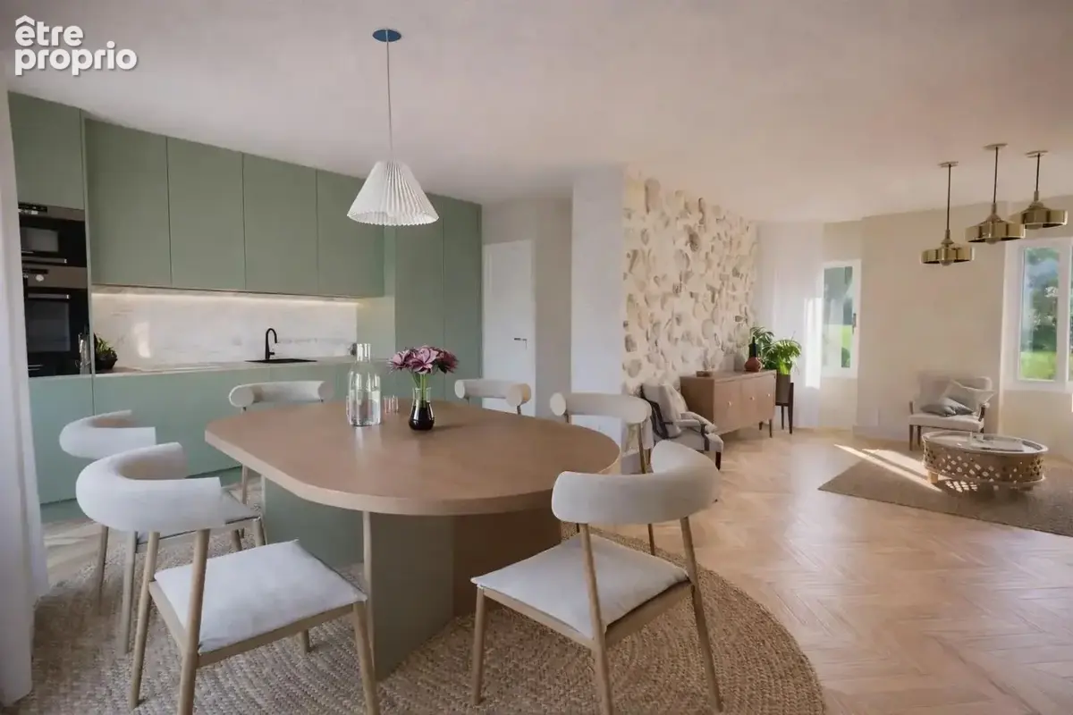 Vieil Antibes: Superbe 3 Pièces rénové - 2ème étage - Balcon - Vue dégagée - photo 4