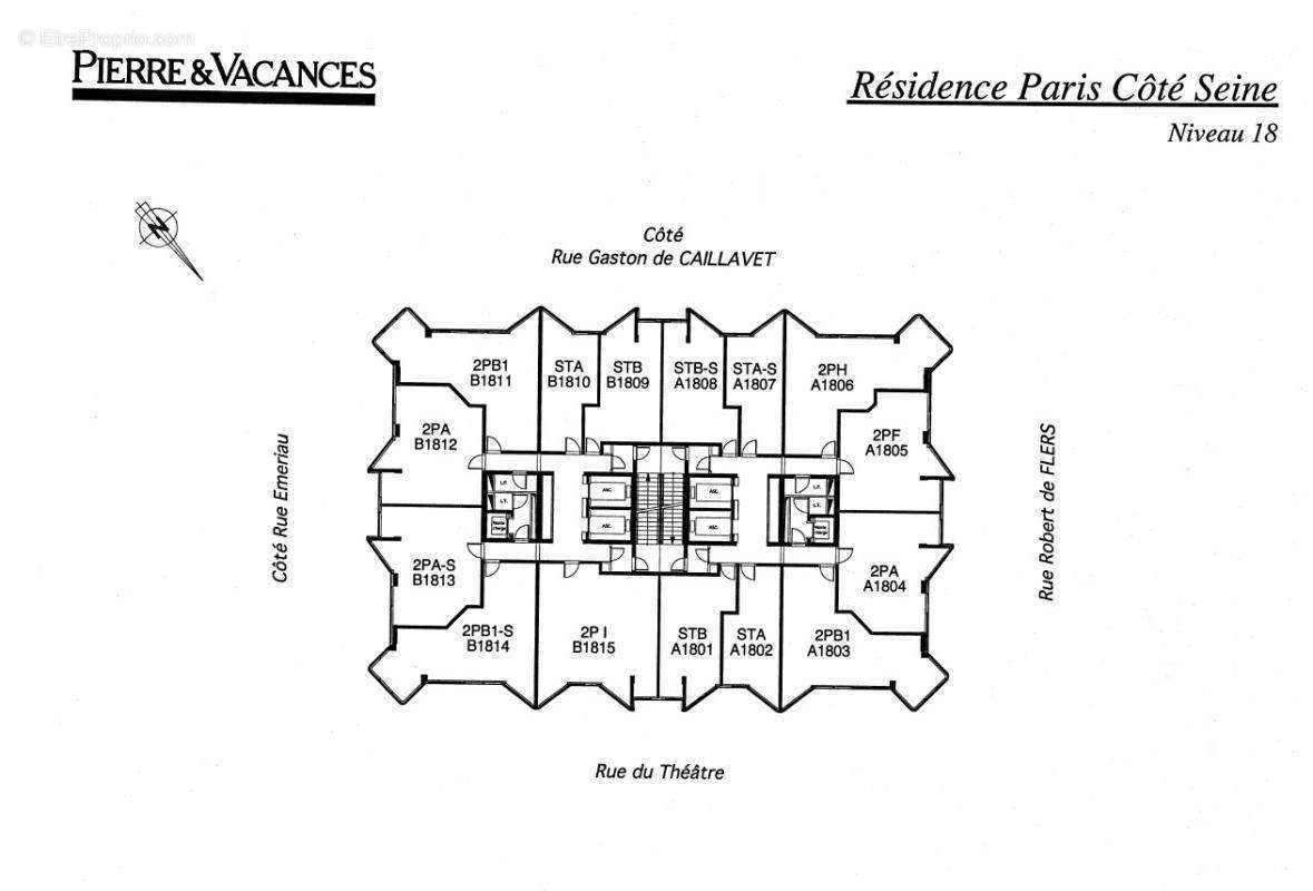 Appartement à PARIS-15E
