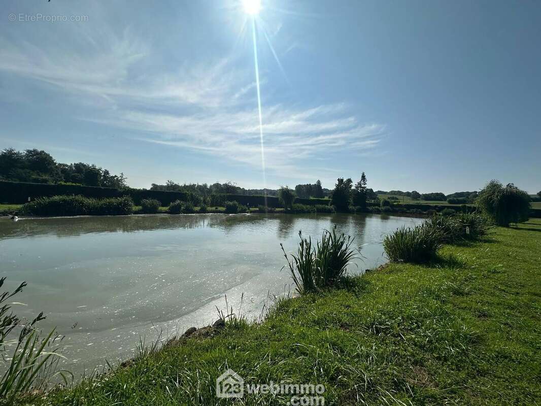 Un plan d&#039;eau de charme - Terrain à HOURY