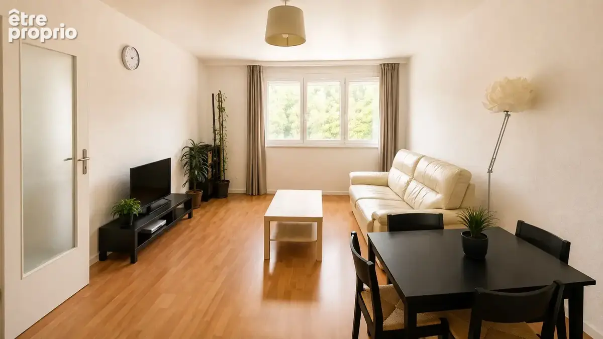 Grand F2 avec balcon et parking - photo 2
