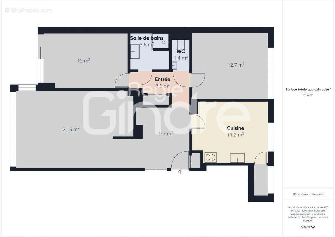 Appartement à LYON-8E