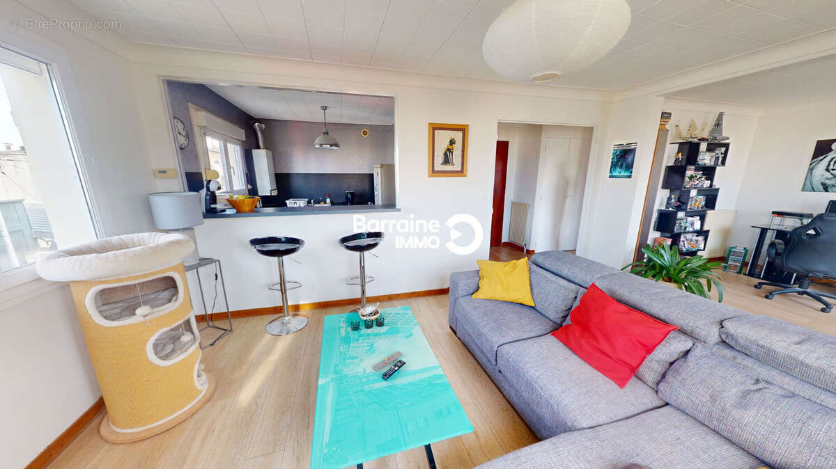 A vendre brest saint-martin appartement t3 3 63m²  sejour double 1 chambre - photo 14
