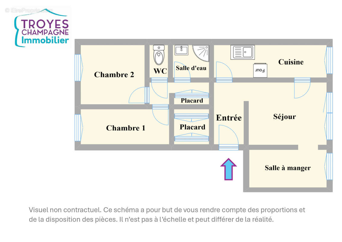 Appartement T4 83 m2 - photo 11