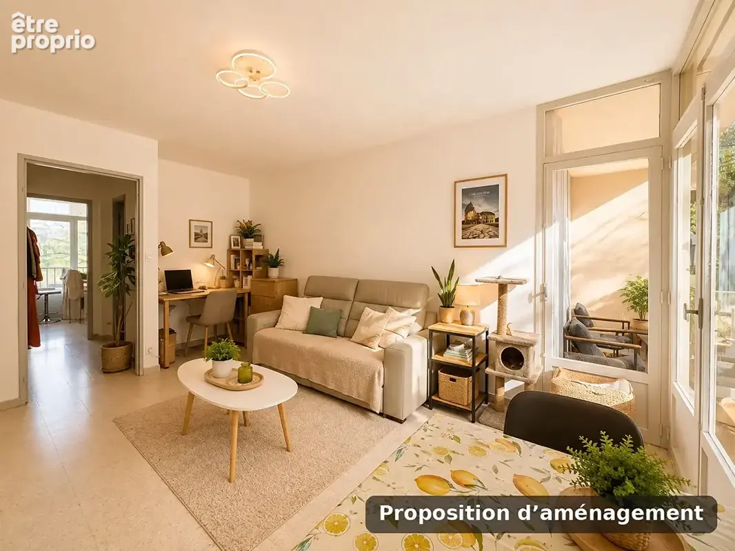 Appartement T2 avec terrasse vendu loué / produit d'investissement - photo 7