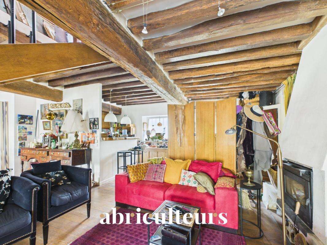 Maison Historique de Charme 103 m² – Cour Pavée & Terrasse – en vente à Le Pecq (78230) - photo 15