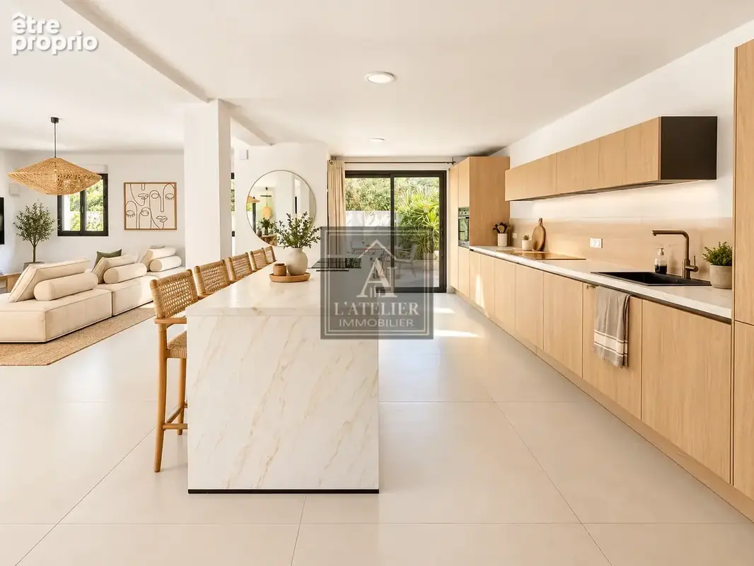 Maison contemporaine de 140 m2 de type 5 avec piscine sur une parcelle de 316 m2 - photo 3