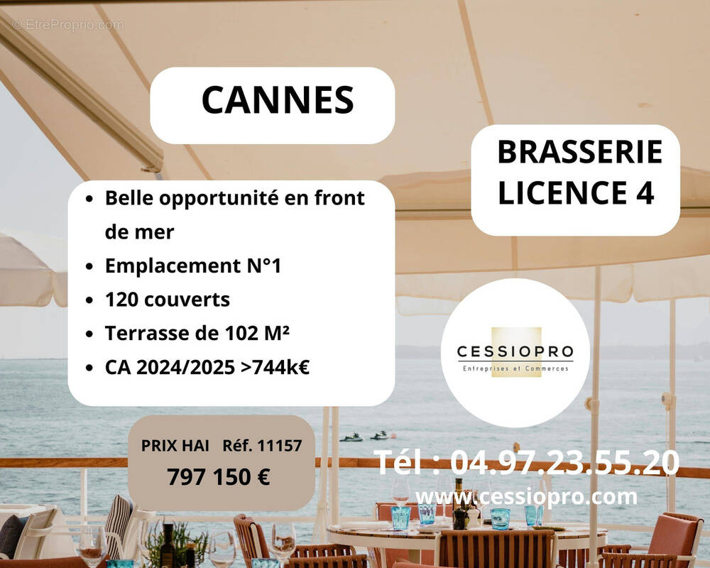 Commerce à CANNES