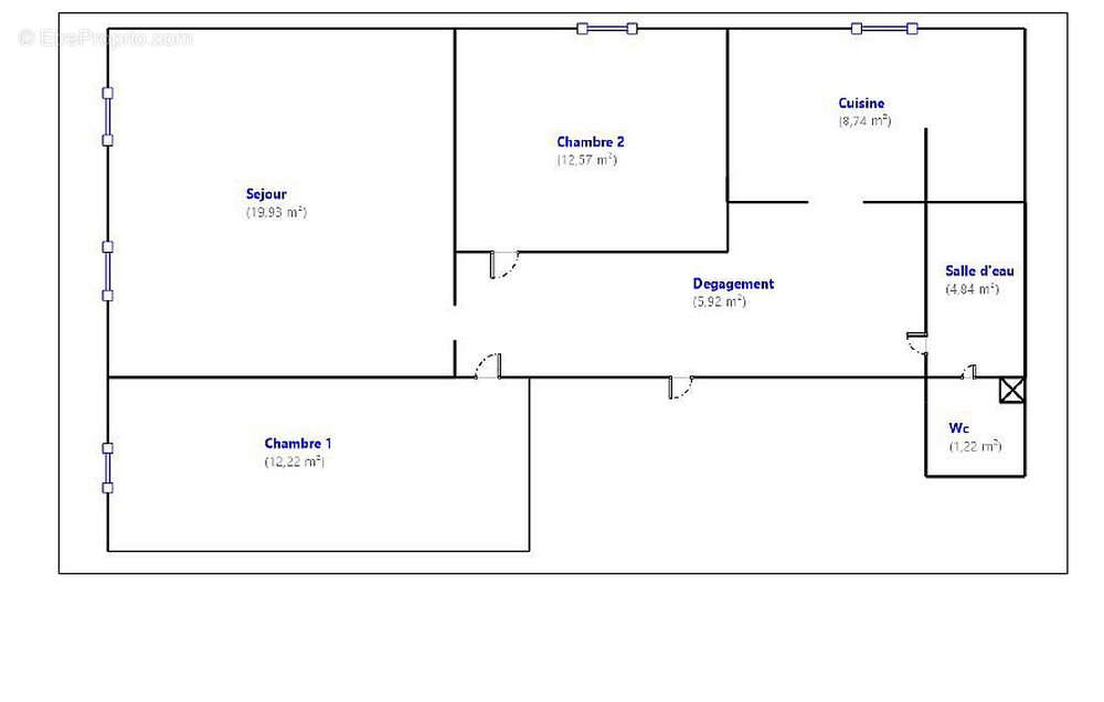 Appartement à MARSEILLE-2E