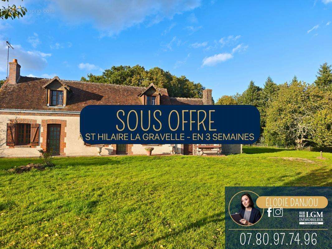 Maison à SAINT-HILAIRE-LA-GRAVELLE