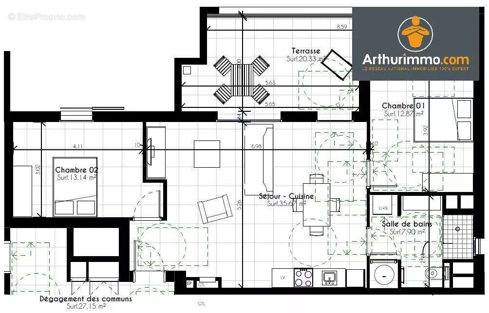 Appartement à PIETROSELLA