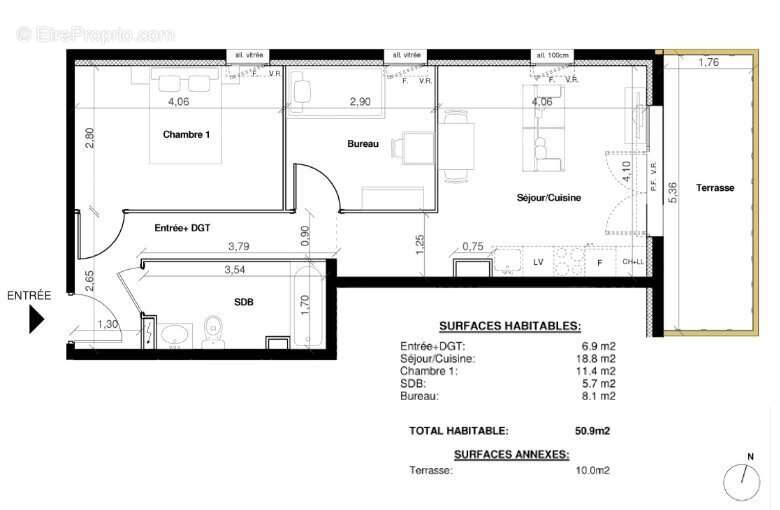 Appartement à BAYONNE