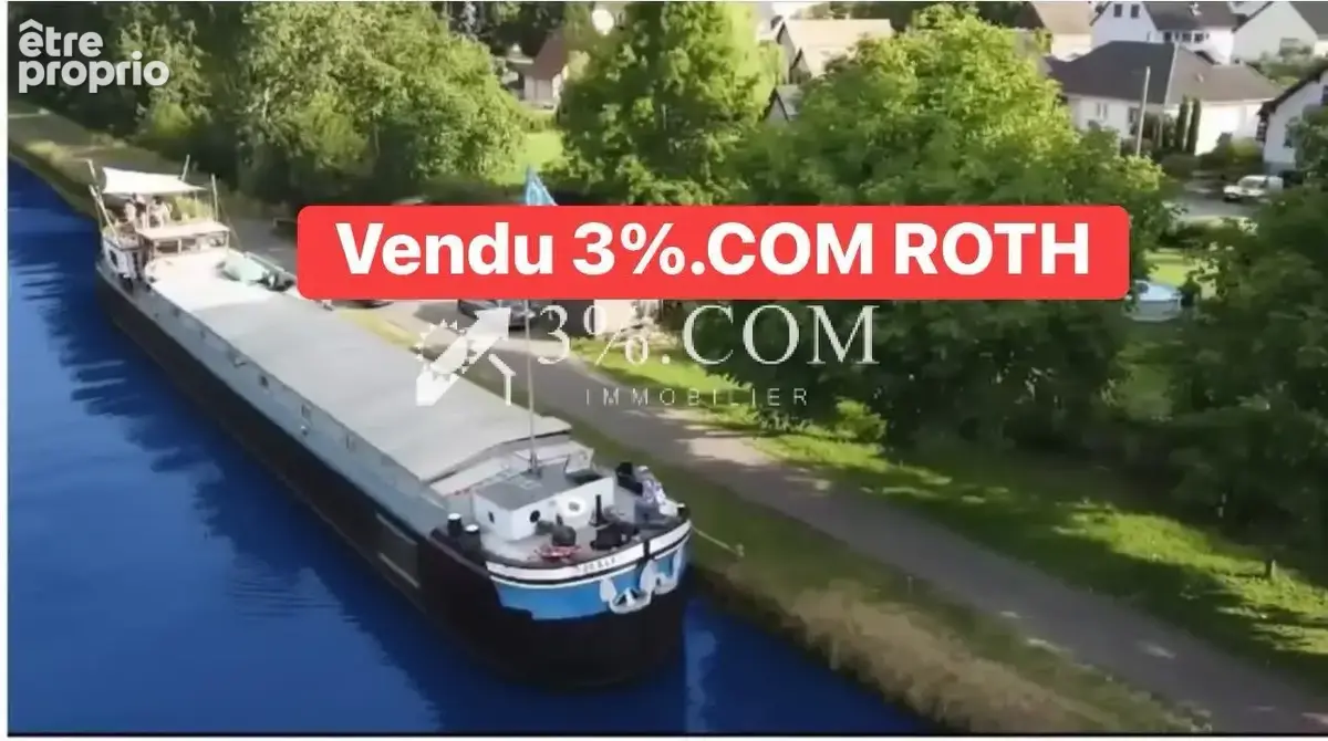 3%COM Très belle péniche avec capitainerie aménagée à Walten - photo 1