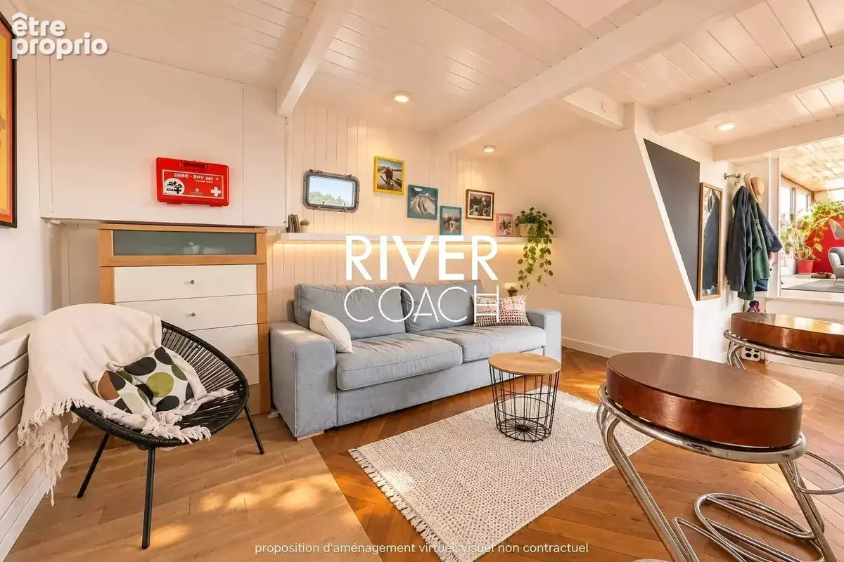 Vivre autrement : belle péniche navigante avec 4 chambres et terrasse à Saint-Maur - photo 17