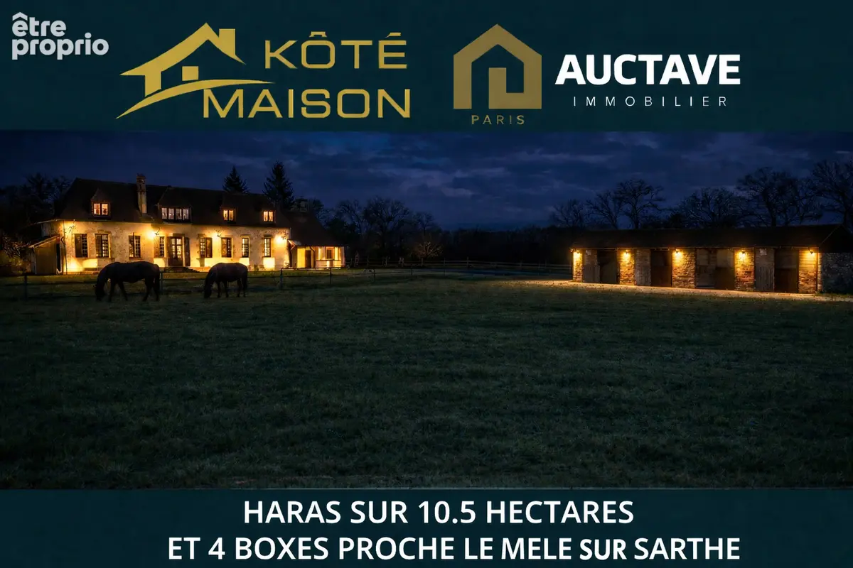 Propriete equestre 10 boxes proche  du mele sur sarthe - photo 7