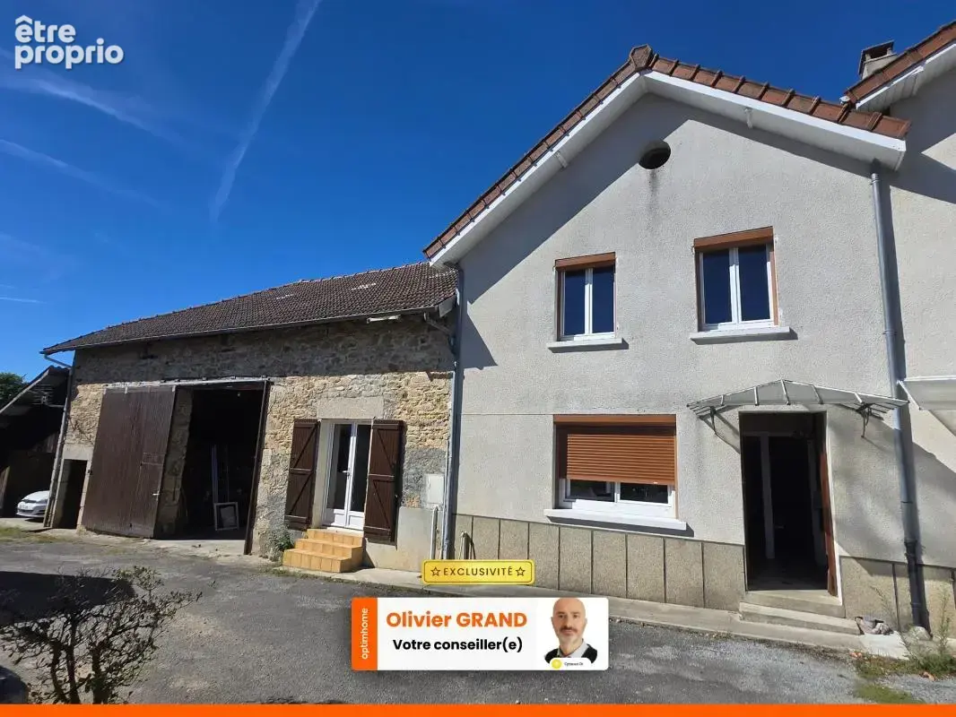 Maison de village en Pierre 5p + Grange + Garage + Jardin - Proche Saint-Junien - photo 1