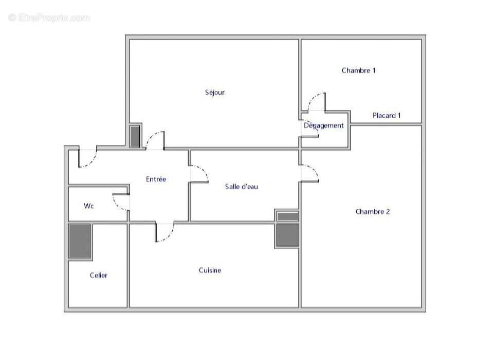 Appartement à LA COURNEUVE