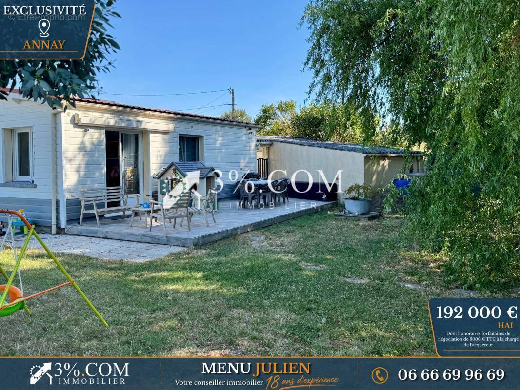 Plain-pied Annay 87 m2 -- Rare et très bien entretenu - photo 1